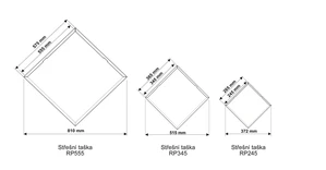 SATJAM Rombo Premium - rozměry